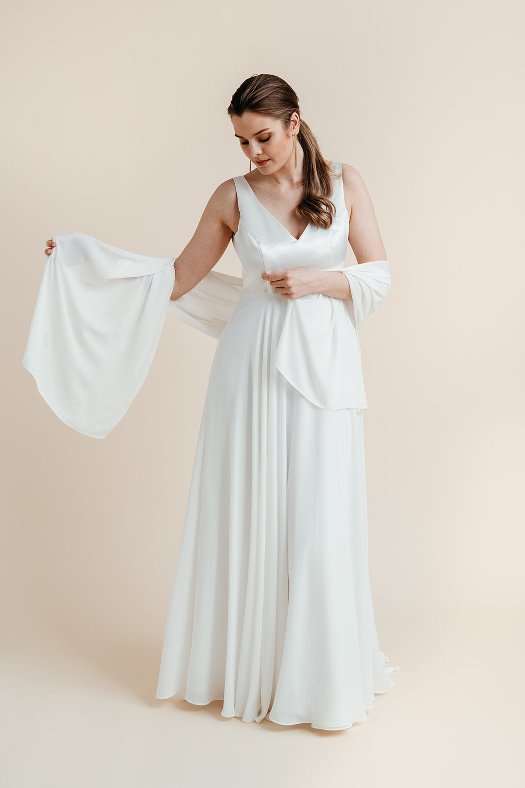 Stola aus Chiffon